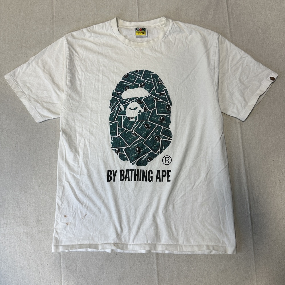 Vintage A Bathing Ape Money Graphic T-Shirt Size 2XL